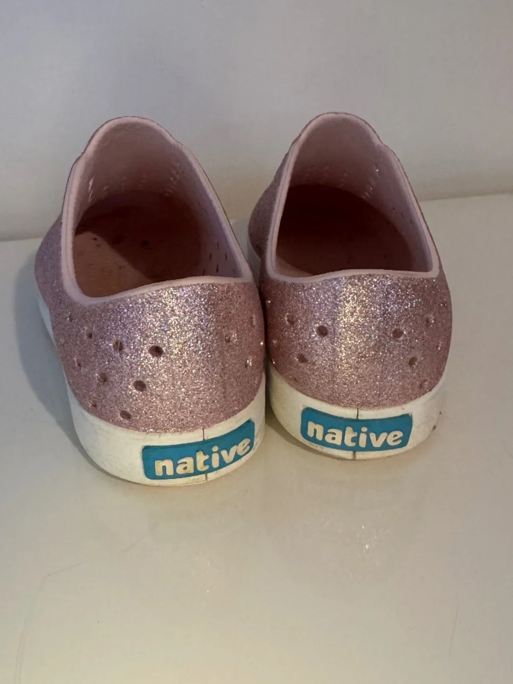 Native Girls Pink Glitter Size 1